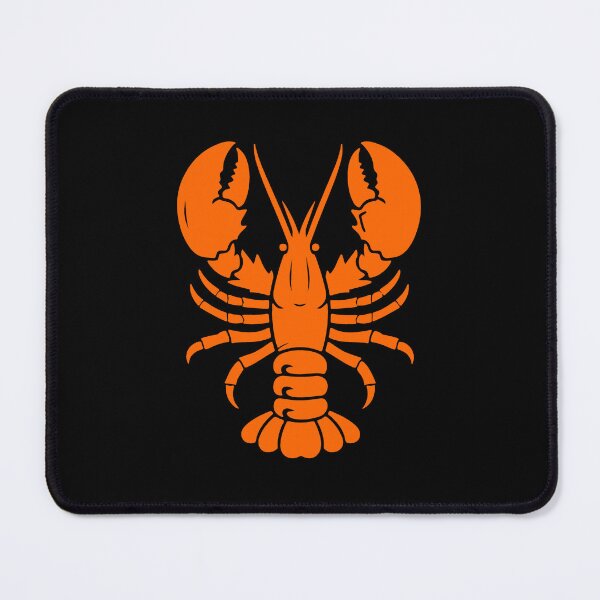 Item preview, Orange Nautical Lobster Silhouette Design designed and sold by pattern-archive.
