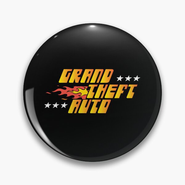 Item preview, GTA Grand Theft Auto Logo Classic designed and sold by BubblePopRed.