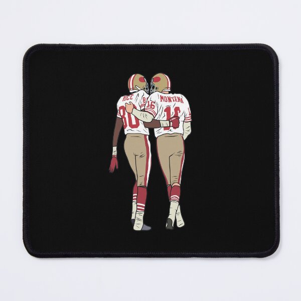 Item preview, Montana and Rice Legendary Football Duo Art designed and sold by JENNIFFFER.