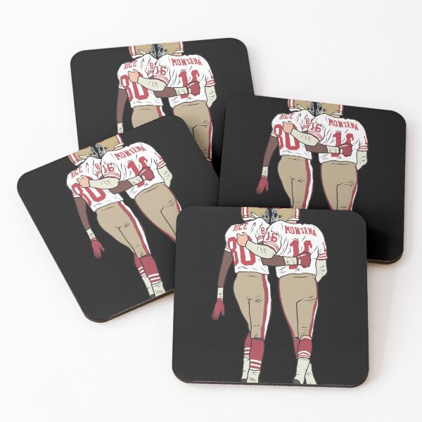 Item preview, Montana and Rice Legendary Football Duo Art designed and sold by JENNIFFFER.