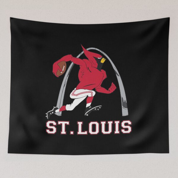 Item preview, St. Louis Football Bird Mascot Vintage Arch designed and sold by JENNIFFFER.