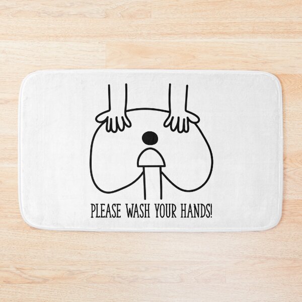 Item preview, Funny Butt Hands Washes Your Hands Gag designed and sold by Tawnat-Zl9at.