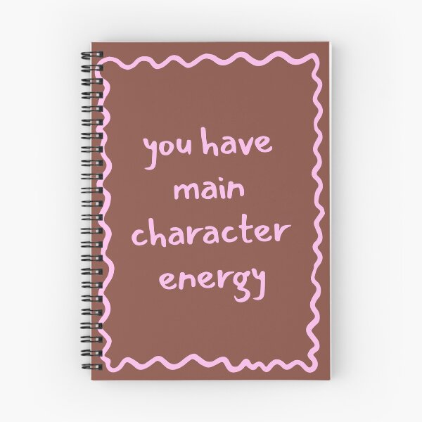 Item preview, Main Character Energy Aesthetic Typography Quote designed and sold by MiaBellaGirl.