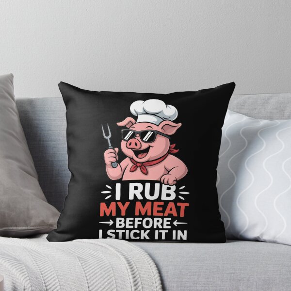 Item preview, Funny Pig Chef I Rub My Meat Before I Stick It In designed and sold by Tawnat-Zl9at.