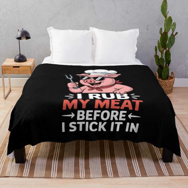 Item preview, Funny Pig Chef I Rub My Meat Before I Stick It In designed and sold by Tawnat-Zl9at.