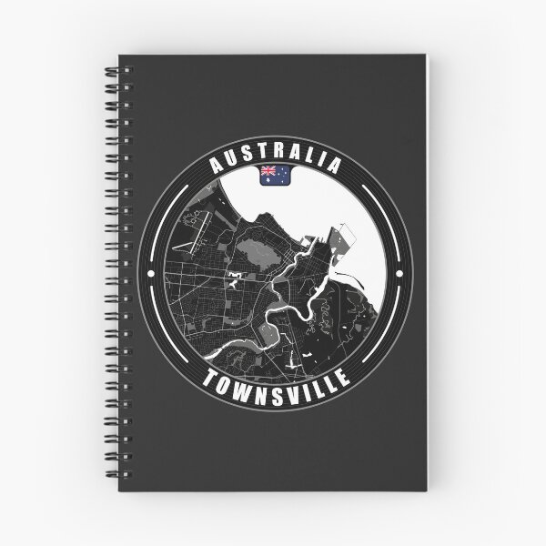 Item preview, Townsville Australia City Map  designed and sold by Thistle-TShop.