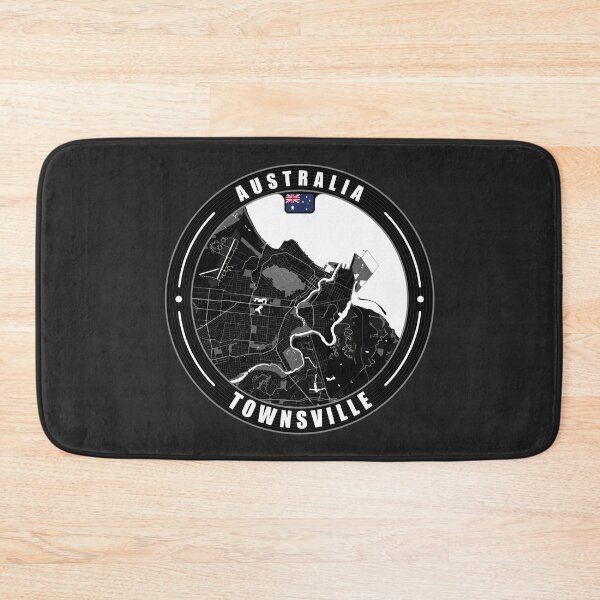 Item preview, Townsville Australia City Map  designed and sold by Thistle-TShop.