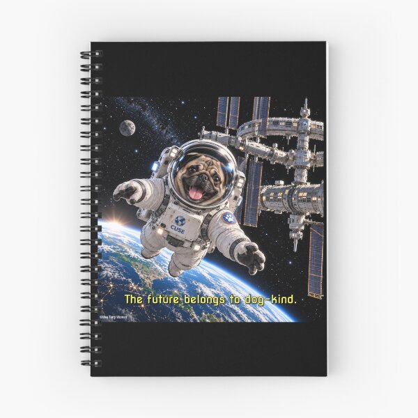 Item preview, Pug Astronaut in Space designed and sold by MissTerryWoman.
