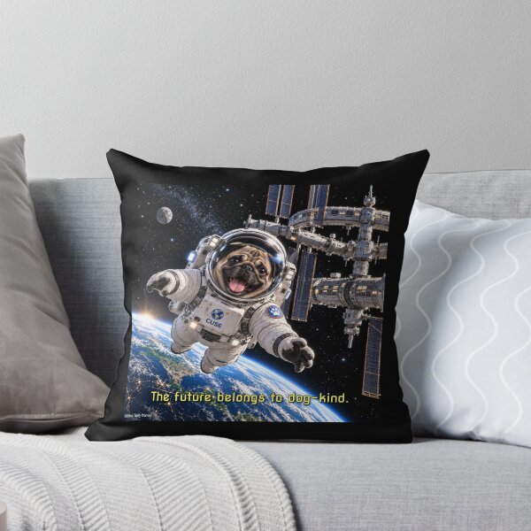 Item preview, Pug Astronaut in Space designed and sold by MissTerryWoman.