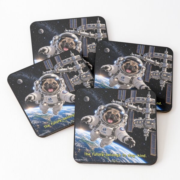 Item preview, Pug Astronaut in Space designed and sold by MissTerryWoman.