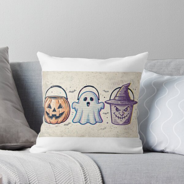 Item preview, Halloween Pail Trio — Retro Halftone 90s Print designed and sold by To Err Is To Be Human.