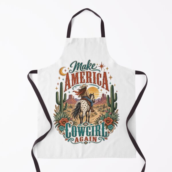 Item preview, Copy of Cowgirl Quotes, Make America Cowgirl Again Vintage Western Rodeo designed and sold by graphic-genie.