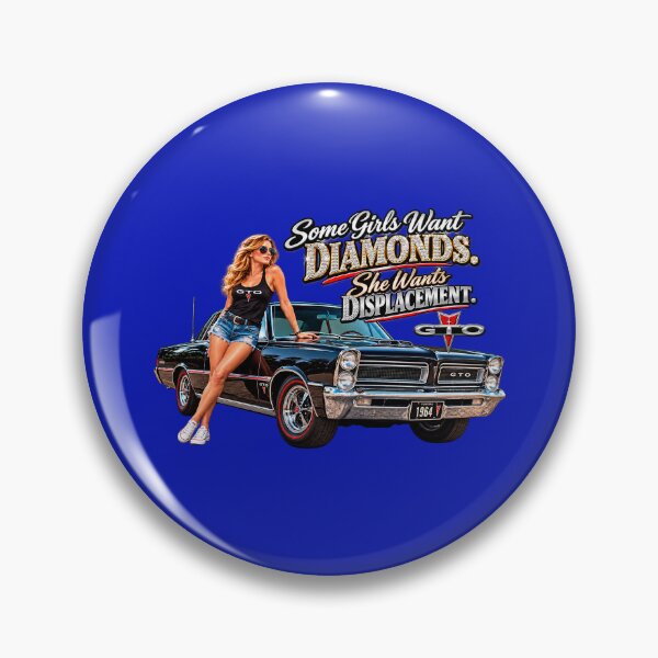 Item preview, Some Girls Want Diamonds She Wants Displacement 1964 GTO T-Shirt designed and sold by TZehrfeldPhotos.