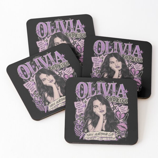 Artikelvorschau, Olivia Rodrigo – Purple Heartbreak Club Grunge Pop Collage entworfen und verkauft von RunicRoselle.