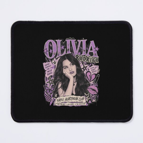 Item preview, Olivia Rodrigo – Purple Heartbreak Club Grunge Pop Collage designed and sold by RunicRoselle.