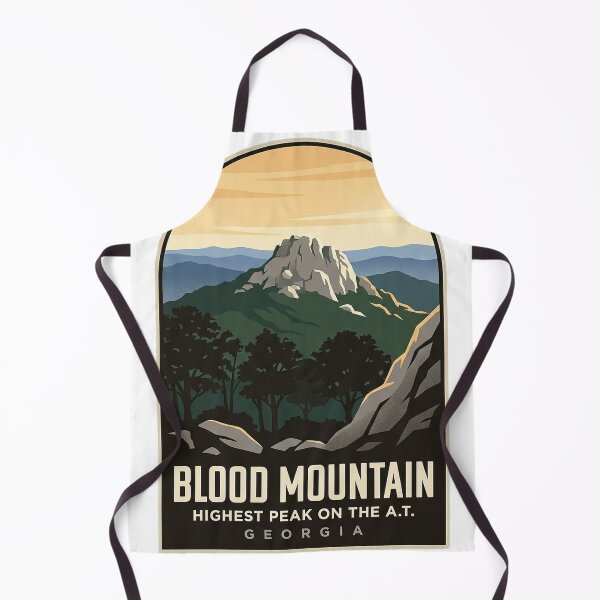 Item preview, Blood Mountain Summit Georgia Vintage Travel Badge Sticker designed and sold by DetourDgn.