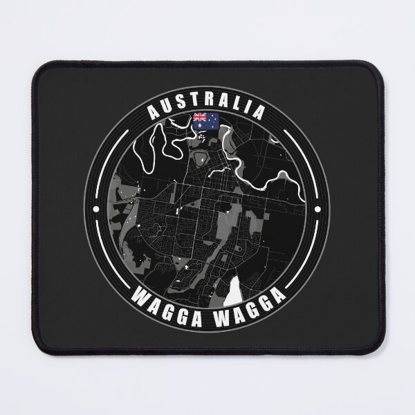 Item preview, Wagga Wagga Australia City Map  designed and sold by Thistle-TShop.