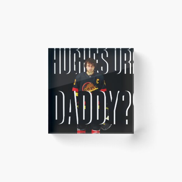 Item preview, Quinn Hughes Ur Daddy Flag  designed and sold by AlphaX4.