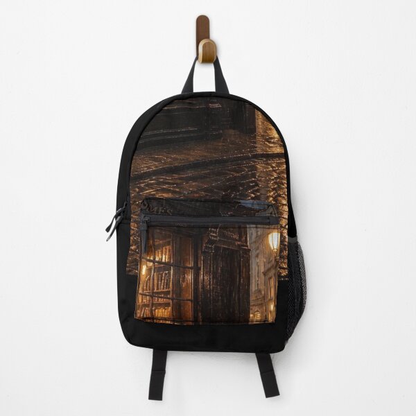 Item preview, Books and Tomes Gothic Bookstore Rainy Night designed and sold by LazyDayzCo.