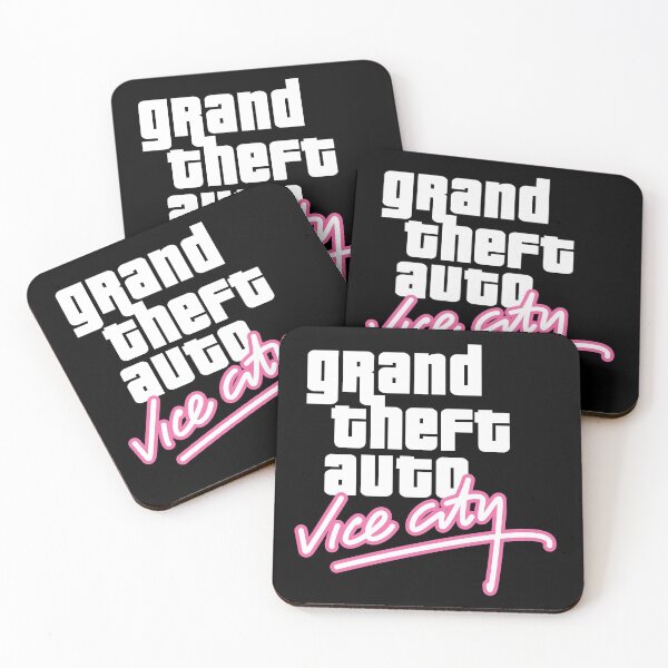 Item preview, GTA Grand Theft Auto Logo Vice City Neon Classic designed and sold by BubblePopRed.