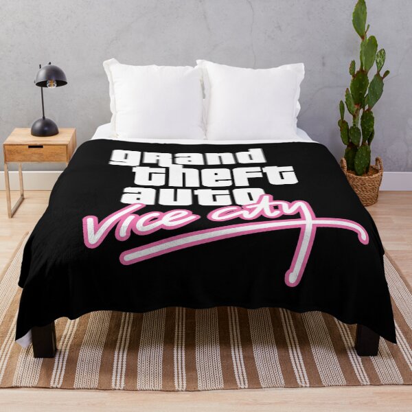 Item preview, GTA Grand Theft Auto Logo Vice City Neon Classic designed and sold by BubblePopRed.