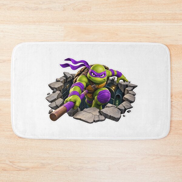 Item preview, Anamorphic Ninja Turtle Floor Pop-Out 3D Trench Illusion designed and sold by MR4me.