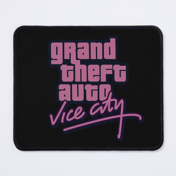 Item preview, GTA Grand Theft Auto Logo Vice City Purple Pink designed and sold by BubblePopRed.
