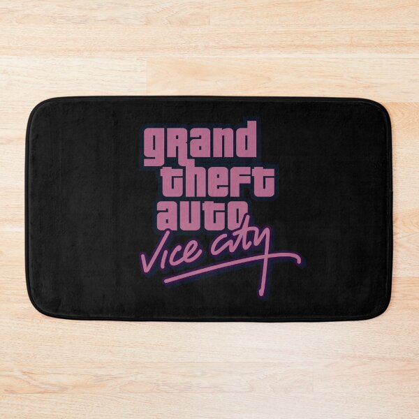 Item preview, GTA Grand Theft Auto Logo Vice City Purple Pink designed and sold by BubblePopRed.