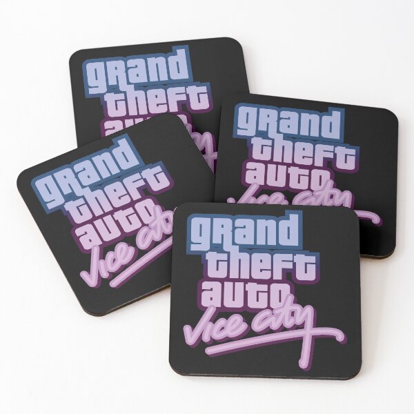 Item preview, GTA Grand Theft Auto Logo Vice City GTA 6 Sunset designed and sold by BubblePopRed.