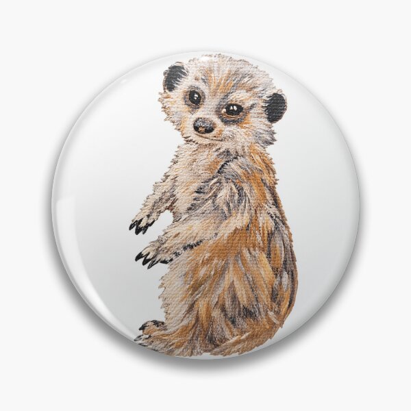 Item preview, Baby Meerkat Original Art in Acrylic  designed and sold by Chris Zahorcik Art.