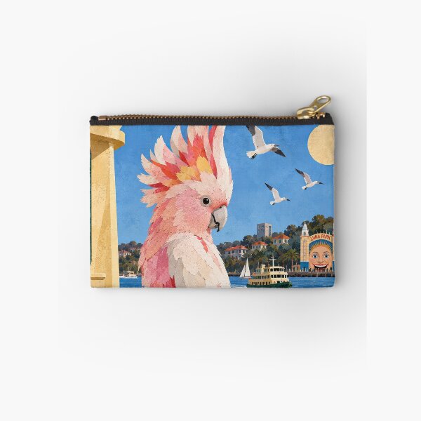 Item preview, Major Mitchell Cockatoo Sails Sydney Harbour designed and sold by LittleDreamsCo.