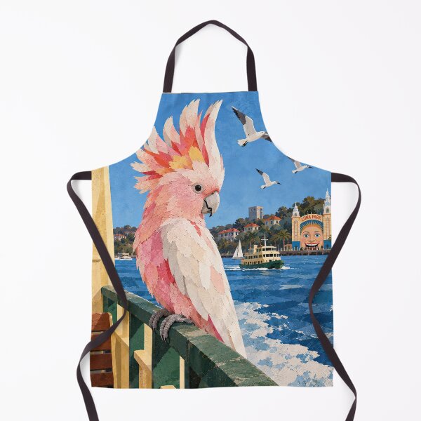 Item preview, Major Mitchell Cockatoo Sails Sydney Harbour designed and sold by LittleDreamsCo.