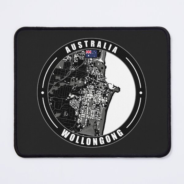 Item preview, Wollongong Australia City Map designed and sold by Thistle-TShop.