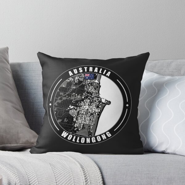 Item preview, Wollongong Australia City Map  designed and sold by Thistle-TShop.