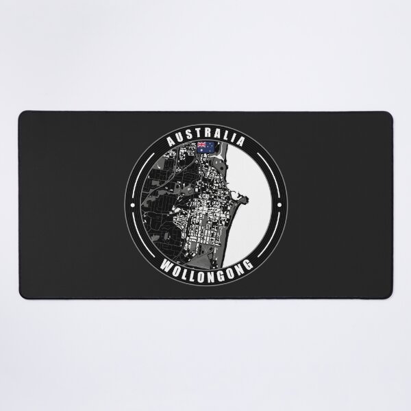 Item preview, Wollongong Australia City Map  designed and sold by Thistle-TShop.
