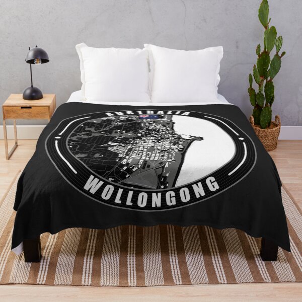 Item preview, Wollongong Australia City Map designed and sold by Thistle-TShop.