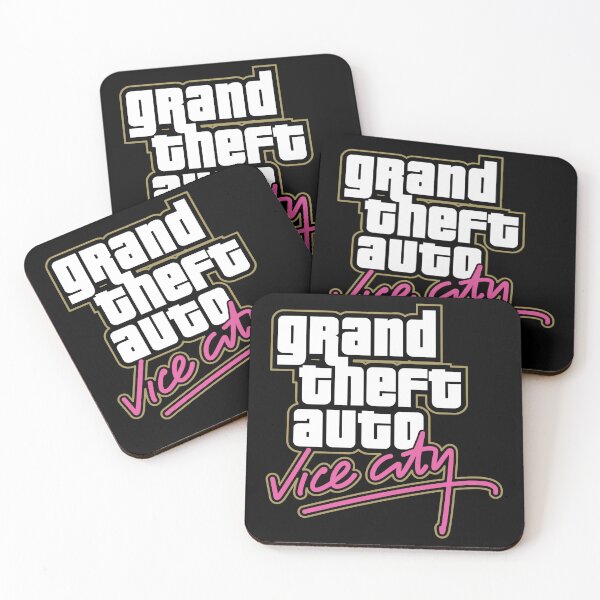 Item preview, GTA Grand Theft Auto Logo Vice City Classic designed and sold by BubblePopRed.