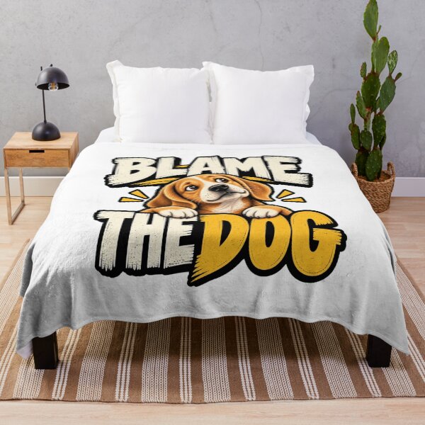 Item preview, Blame the Dog Funny Dog T-Shirt | Dog Lover Shirt | Funny Dog Gift designed and sold by VIBECANVASSHOP .