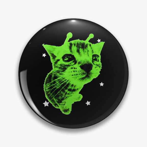 Item preview, Y2K Alien Cat Meme Retro Silly Cat Vintage Space Kitty Funny designed and sold by NguboNorento.