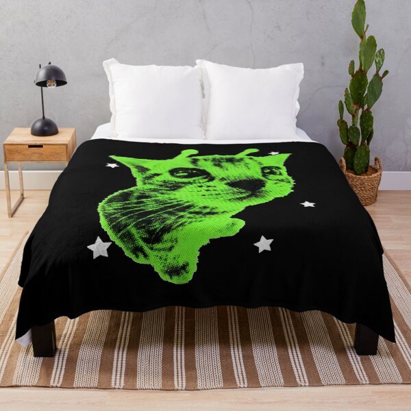 Item preview, Y2K Alien Cat Meme Retro Silly Cat Vintage Space Kitty Funny designed and sold by NguboNorento.