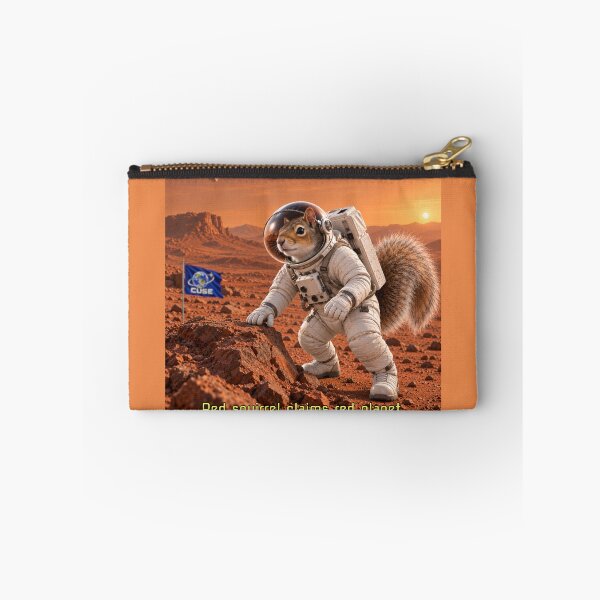 Item preview, Red Squirrel Astronaut on Mars designed and sold by MissTerryWoman.