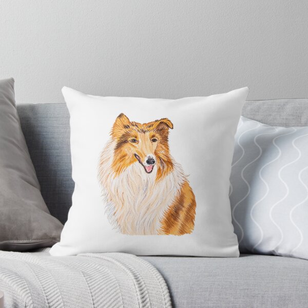 Item preview, Collie Original Art in Colored Pencil Watercolor designed and sold by Chris Zahorcik Art.