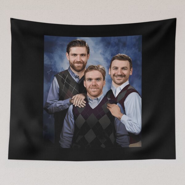 Item preview, Connor Mcdavid Leon Draisaitl Zach Hyman Step Brothers Edmonton Hockey designed and sold by AlphaX4.