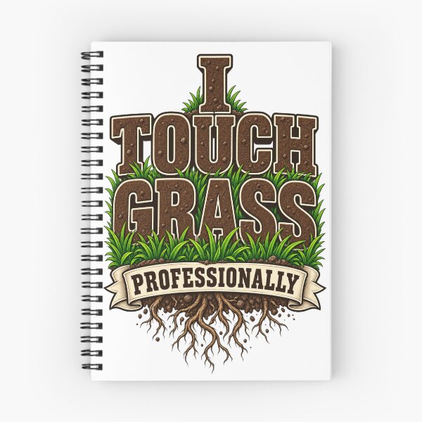 Item preview, I Touch Grass Professionally Funny Hiker Meme Gift designed and sold by ys96.