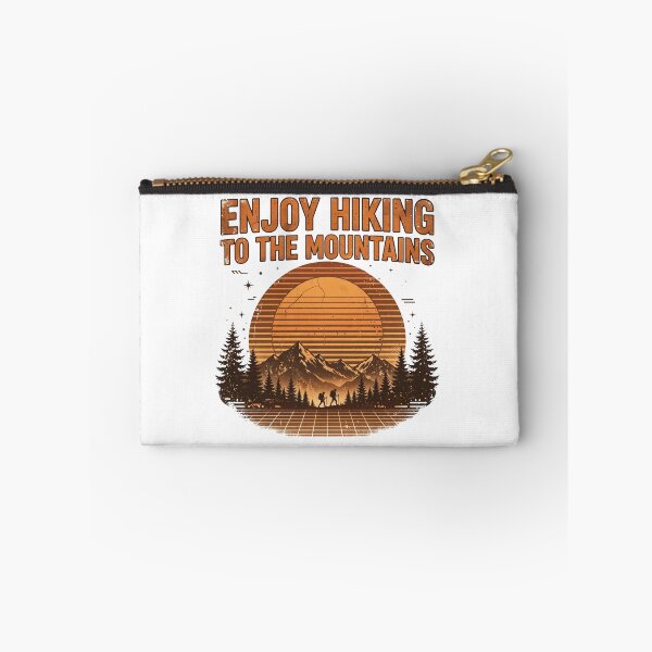 Item preview, Enjoy Hiking To The Mountains Retro Sunset designed and sold by ThePrintArt.