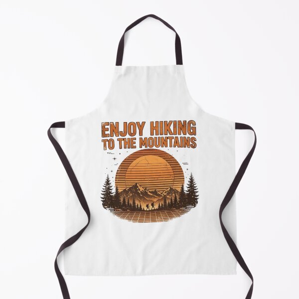Item preview, Enjoy Hiking To The Mountains Retro Sunset designed and sold by ThePrintArt.