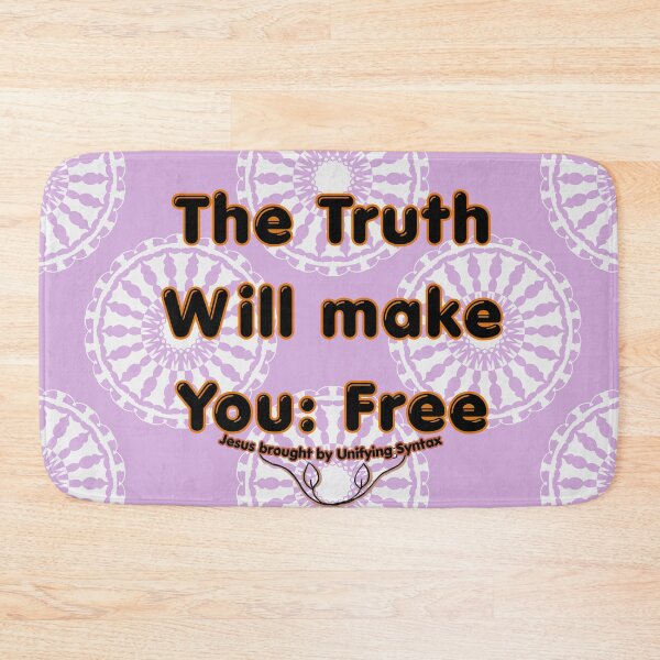 Item preview, The Truth will Make You Free - Inspiring Motivational Minimalism Products designed and sold by UnifyingSyntax.