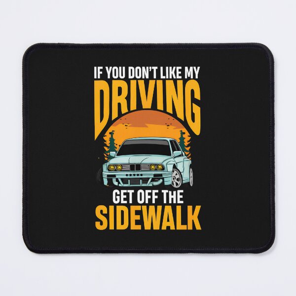 Item preview, Retro Car Driving Get Off Sidewalk Funny Car Lover Gift designed and sold by YarningsandYear.