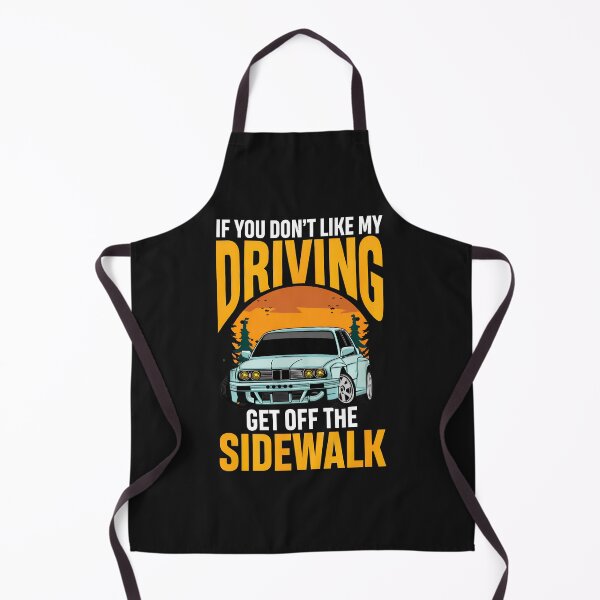 Item preview, Retro Car Driving Get Off Sidewalk Funny Car Lover Gift designed and sold by YarningsandYear.