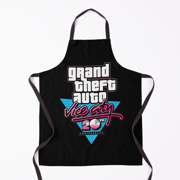 Item preview, GTA Grand Theft Auto Logo Vice City 20th Anniversary 20 Years designed and sold by BubblePopRed.